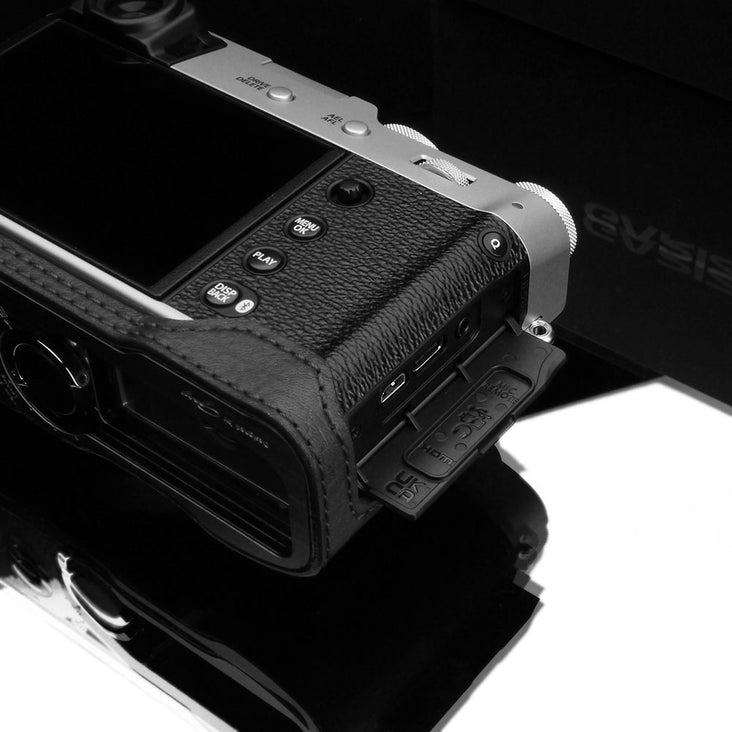 Gariz HG-X100VIBK Black Leather Camera Half Case for Fujifilm X100VI *PREORDER*