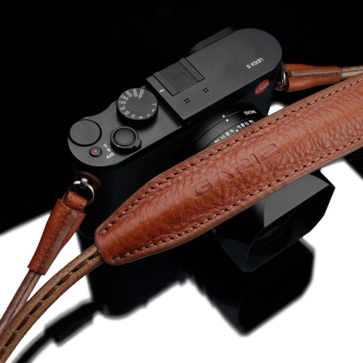 Gariz XS-CSNMCM Camel 100cm / 39" Leather Camera Neck & Shoulder Strap for Mirrorless Cameras (DEMO STOCK)