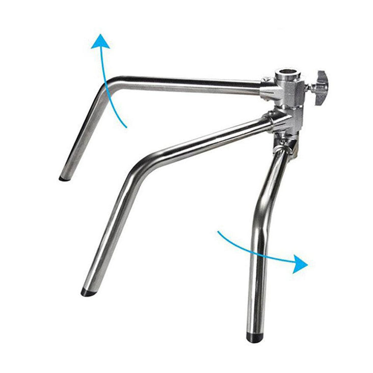 Generic Silver Heavy Duty Photographic C-Stand With Boom Arm (20kg Load) (OPEN BOX)