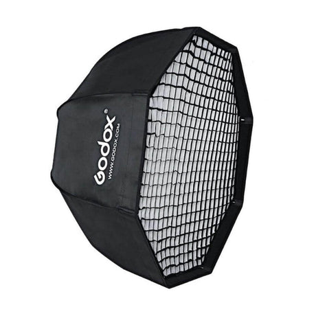 Godox 80cm / 31.5" Collapsible Octagon Softbox with Grid Light Modifier (Bowens) (OPEN BOX)