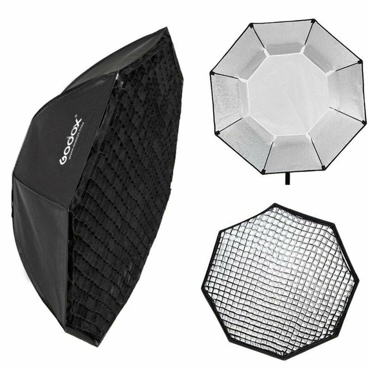 Godox 95cm Constructable Octagonal Softbox with Grid for Bowens (OPEN BOX)