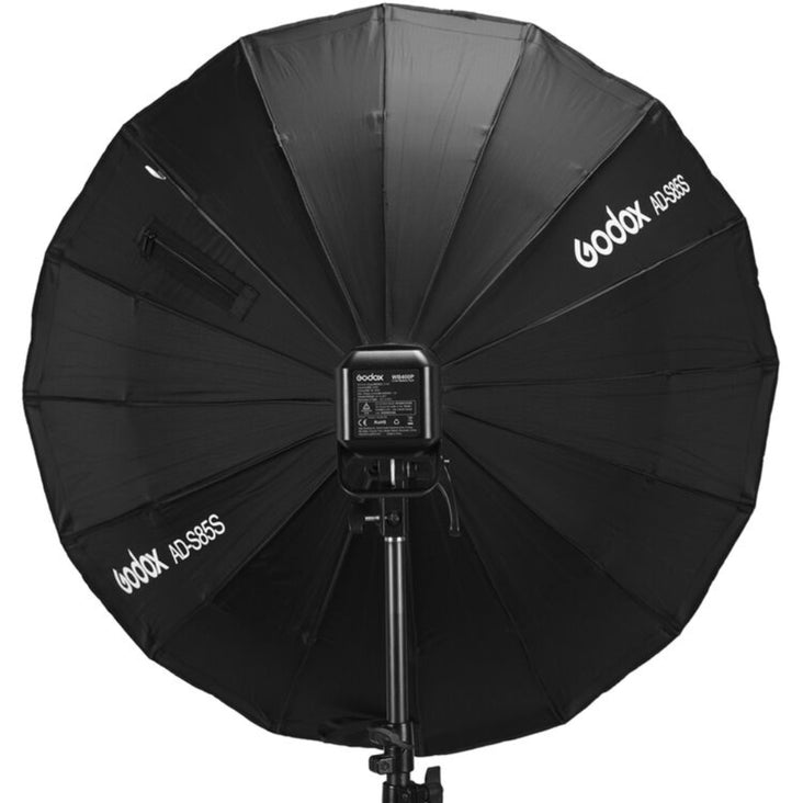 Godox AD400Pro II with 80cm Light Stand, 85cm Parabolic Softbox and X3 Wireless Flash Trigger - Bundle