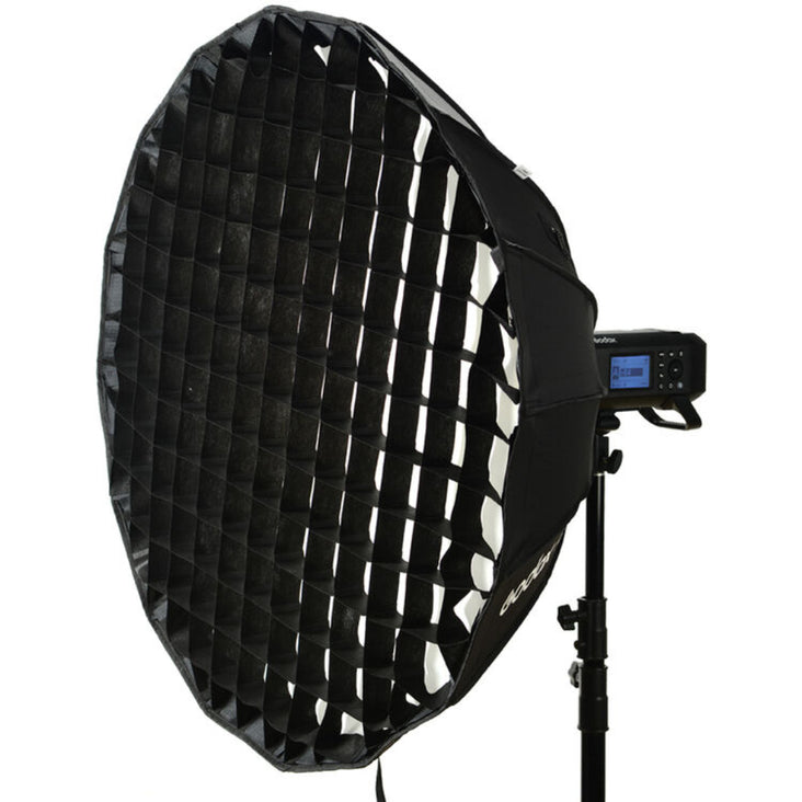 Godox AD400Pro II with 80cm Light Stand, 85cm Parabolic Softbox and X3 Wireless Flash Trigger - Bundle