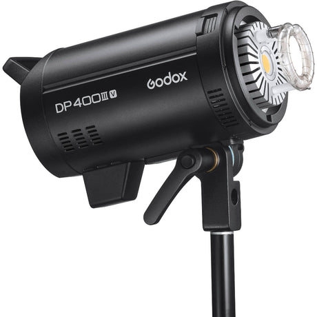 Godox DP400III-V 400W Studio Flash Strobe Light with LED Modelling Lamp (Bowens Mount) - Bundle