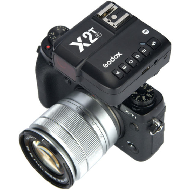 Godox Dual MS200-V 200W Flash Strobe with 60x90cm Softbox, 280cm Light Stand and X2T-F Trigger for Fujifilm - Bundle