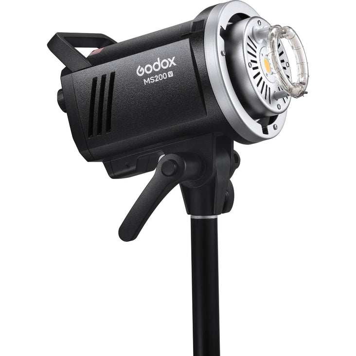 Godox Dual MS200-V 200W Flash Strobe with 60x90cm Softbox, 280cm Light Stand and X2T-F Trigger for Fujifilm - Bundle