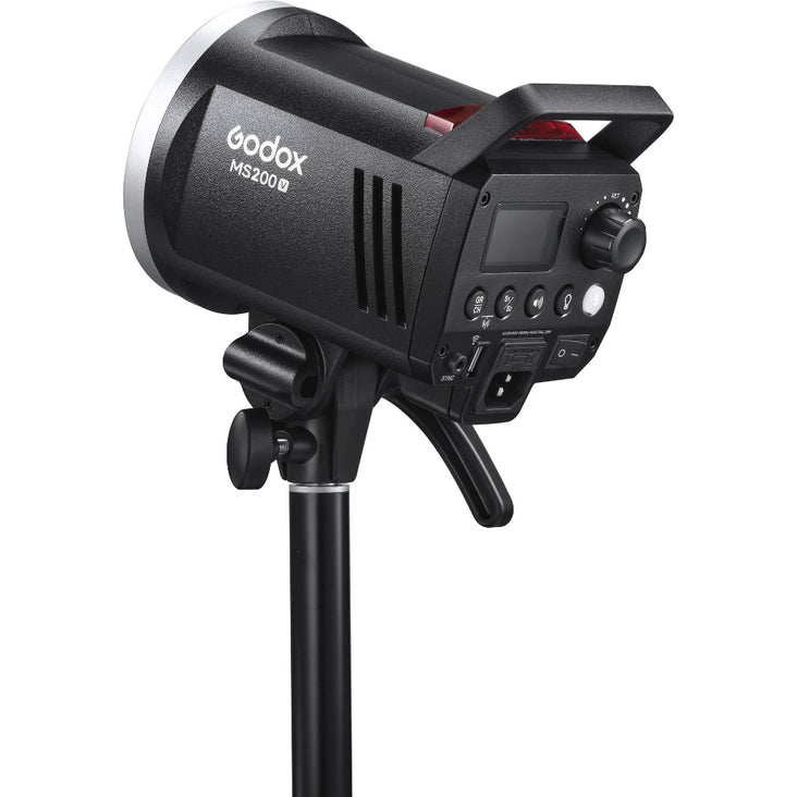 Godox Dual MS200-V 200W Flash Strobe with 60x90cm Softbox, 280cm Light Stand and X2T-N Trigger for Nikon - Bundle