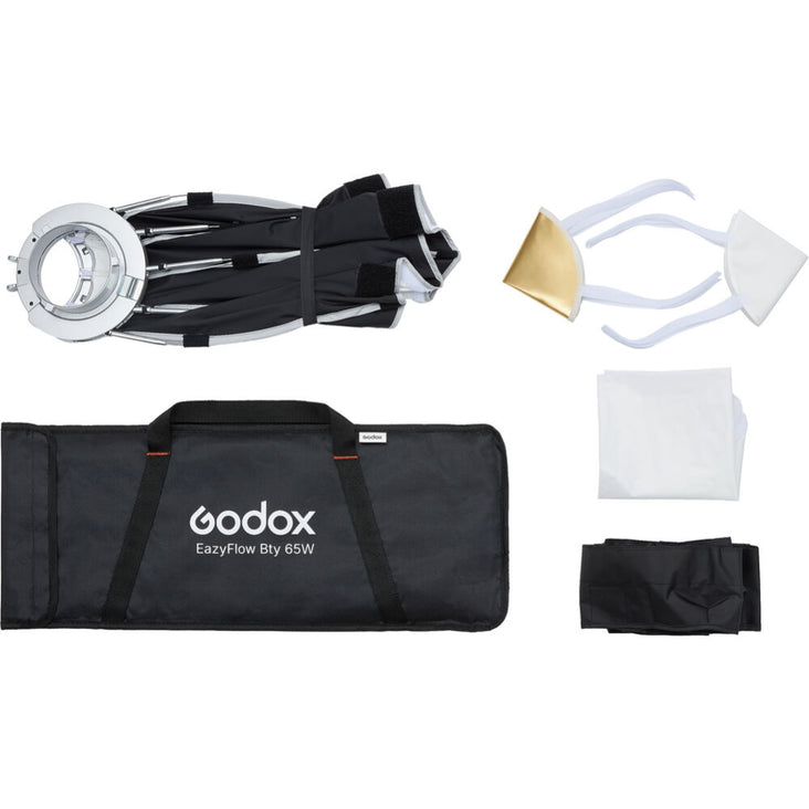 Godox EazyFlow Bty 65W Collapsible Beauty Dish (Black/White, 25.5")