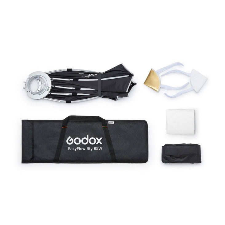 Godox EazyFlow Bty 85W Collapsible Beauty Dish (Black/White, 33.4")