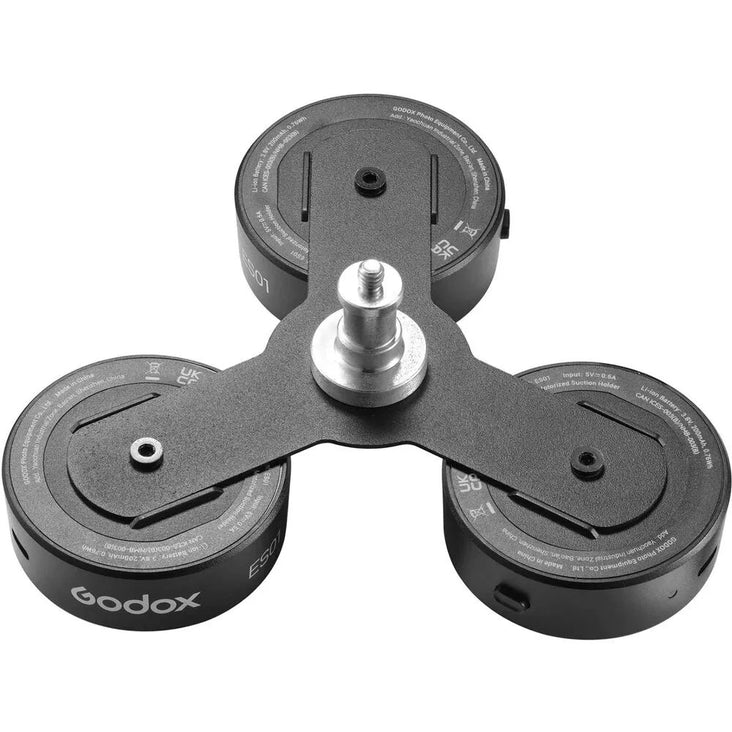 Godox ES01-K3 Motorised Suction Holder Kit (3-Pack) - Max 2kg