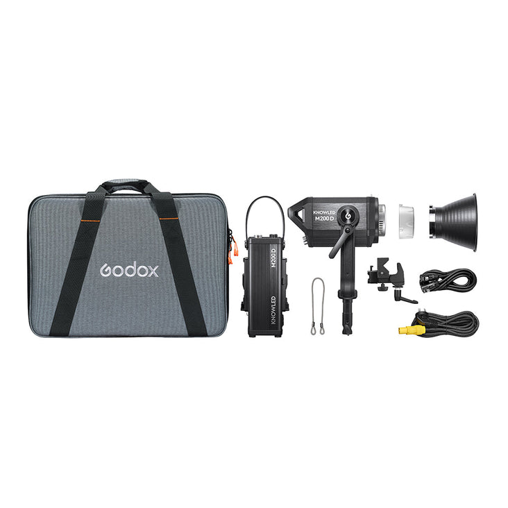 Godox KNOWLED M200D Pro Continuous 'Commercial Key Light' Video Kit - Bundle
