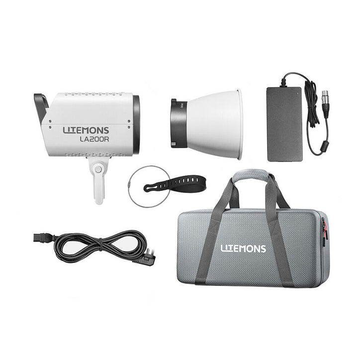 Godox Litemons LA200R-K1 220W RGB Dual Power LED Light Kit with Carry Case (1800K-10000K)