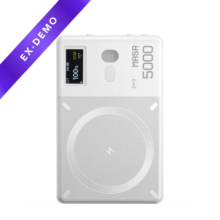 Godox Litemons MA5R RGB LED Light and Power Bank (White) (EX-DEMO)