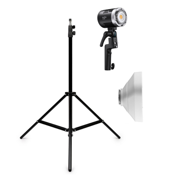 Godox ML30BI Bi-Colour Tabletop Product Photography Kit with Soft Tent and Stand - Bundle