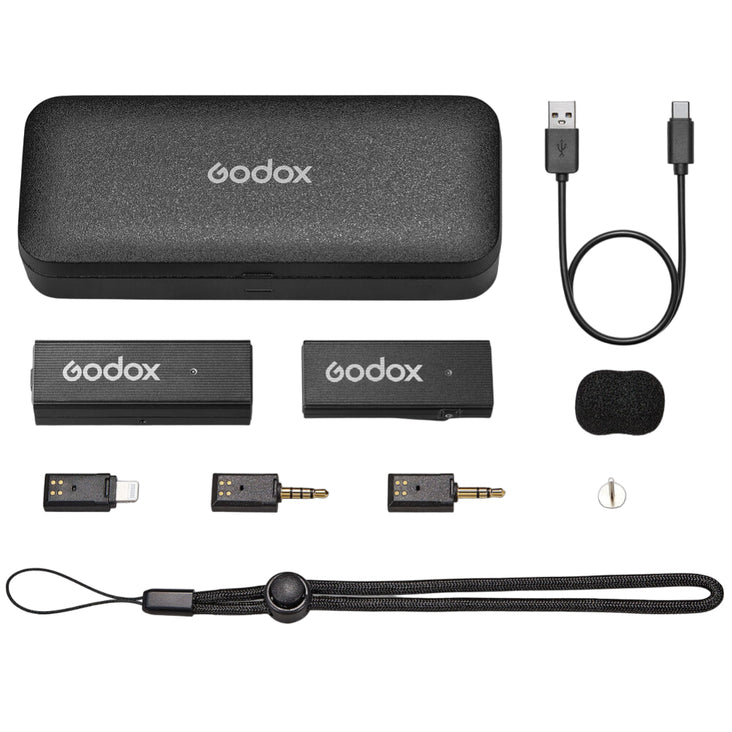 Godox MoveLink Mini LT Wireless Microphone System - (1 TX + 1 RX + Charging Case)