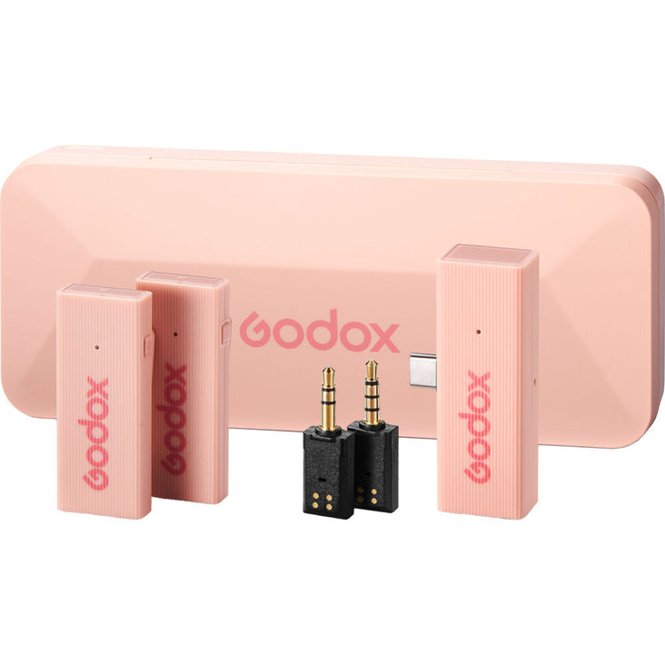 Godox MoveLink Mini UC 2-Person Wireless Microphone System - (2 TX + 1 RX + Charging Case)