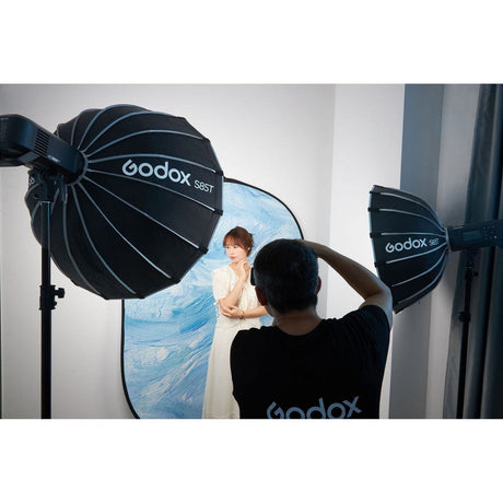 Godox S85T 85cm Softbox Quick Release Umbrella Softbox with Bowens Mount (Silver Interior)