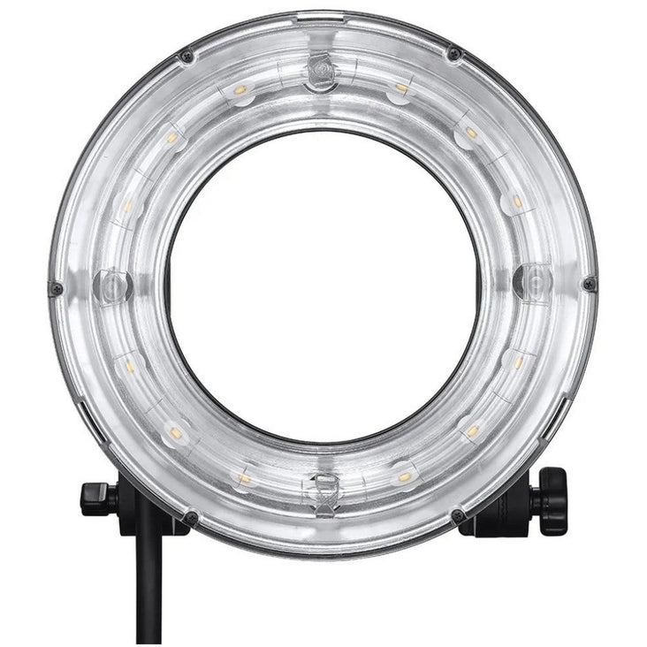 Godox R200 Ring Flash Head with 20°/30°/40° Honeycomb Grids, Reflector, Colour Gel Kit and Carrying Bag - Bundle