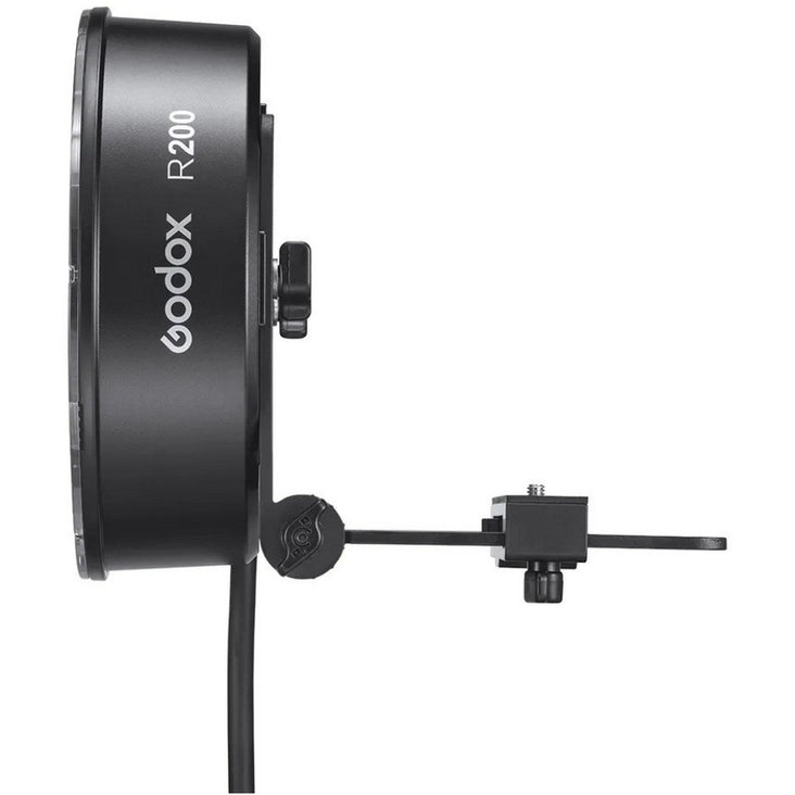 Godox R200 Ring Flash Head with 20°/30°/40° Honeycomb Grids, Reflector, Colour Gel Kit and Carrying Bag - Bundle