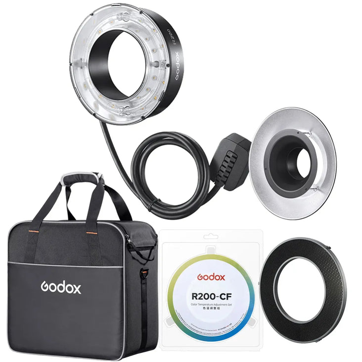 Godox R200 Ringflash 30deg Kit for the AD200PRO - Bundle