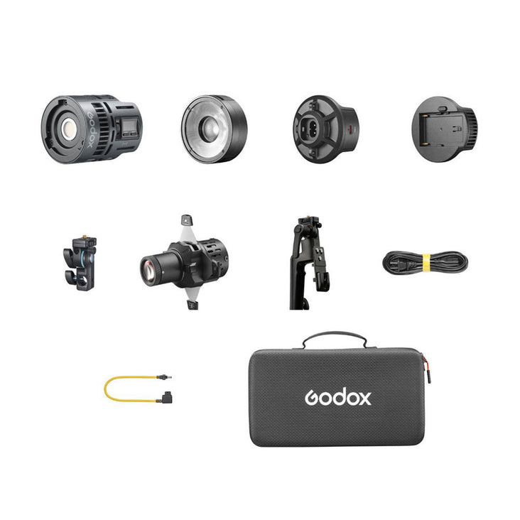 Godox RS60R-1K RGB LED Light with SP36K Projection Attachment Kit