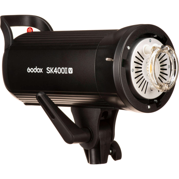 Godox Triple SK400II-V 400W Studio Flash Strobe Head with LED Modelling Lamp (Bowens) - Bundle