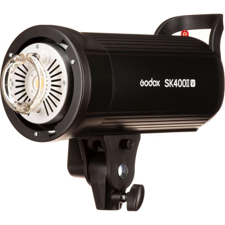 Godox Triple SK400II-V 400W Studio Flash Strobe Head with LED Modelling Lamp (Bowens) - Bundle