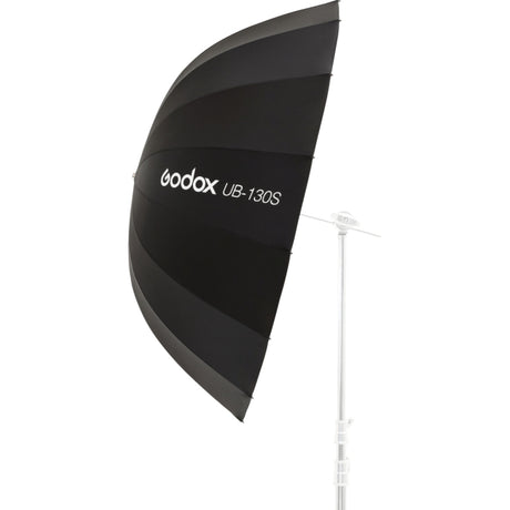 Godox UB-130S 51"/130cm Parabolic Umbrella (Silver) with Diffuser Cover - Bundle