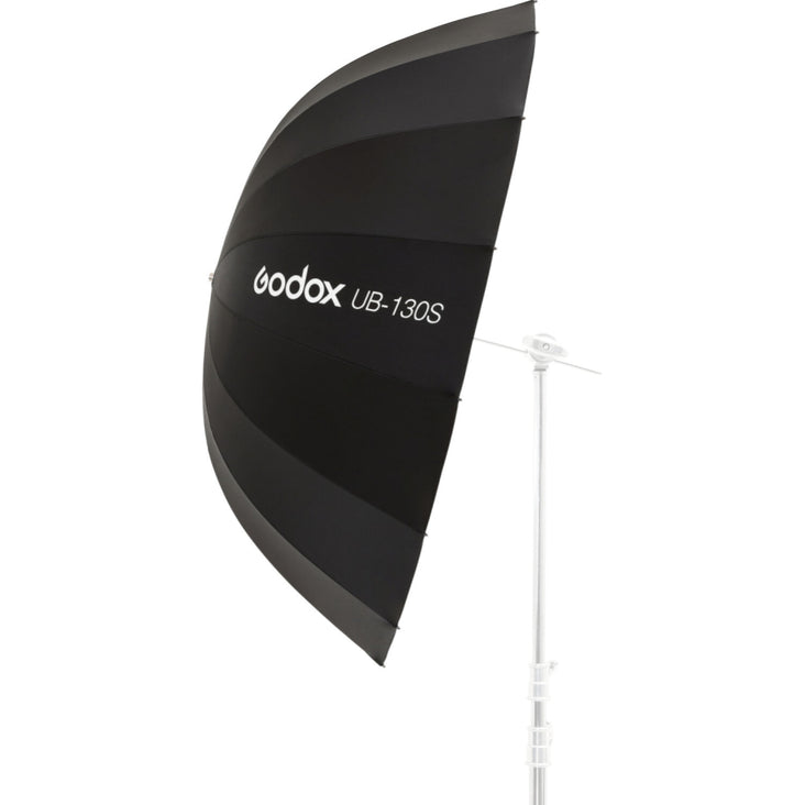 Godox UB-130S 51"/130cm Parabolic Umbrella (Silver) with Diffuser Cover - Bundle