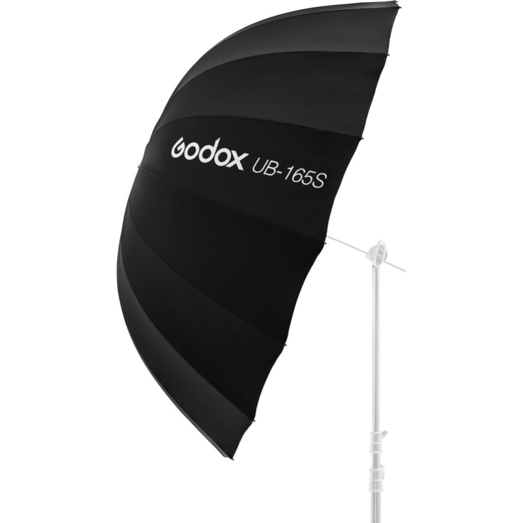 Godox UB-165S 65"/165CM Parabolic Umbrella (Silver) with Diffuser Cover - Bundle