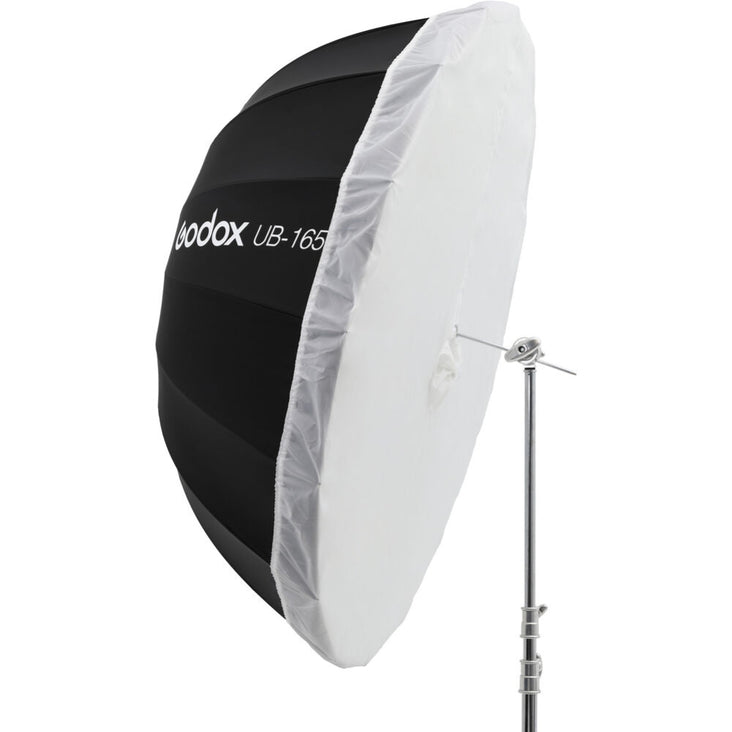 Godox UB-165S 65"/165CM Parabolic Umbrella (Silver) with Diffuser Cover - Bundle