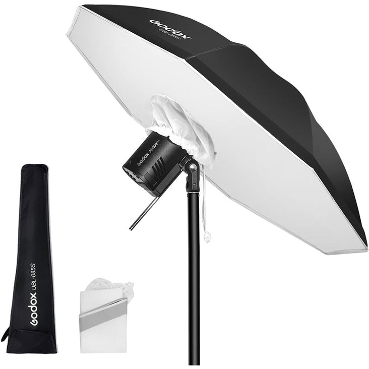 Godox UBL-085W 34"/85cm Black & White Umbrella with Diffuser