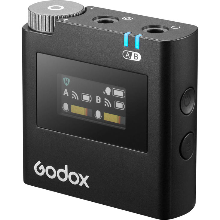 Godox Virso M2 2-Person Wireless Microphone System for Cameras and Smartphones (2 TX + 1 RX)