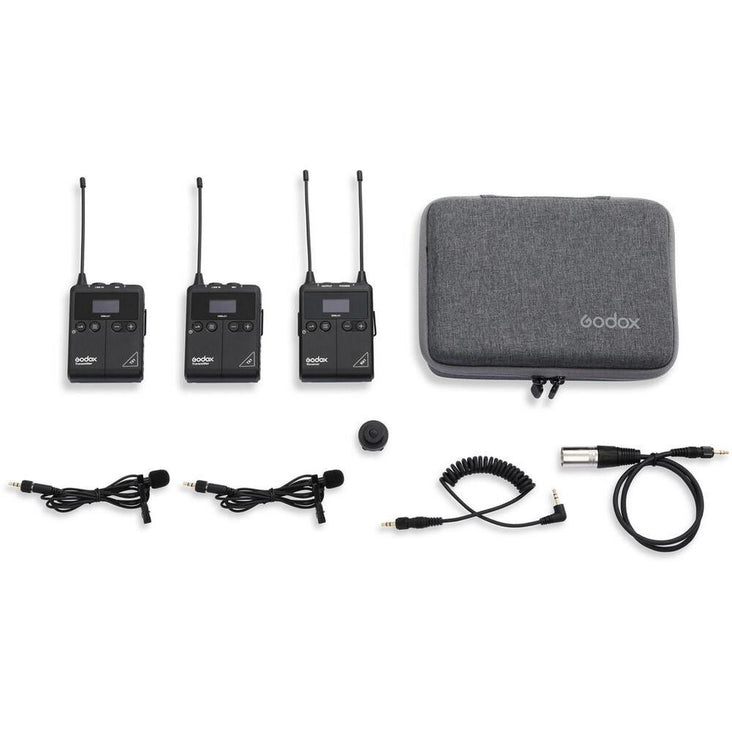 Godox WMicS1 Dual Kit UHF Wireless Microphone System (DEMO STOCK)