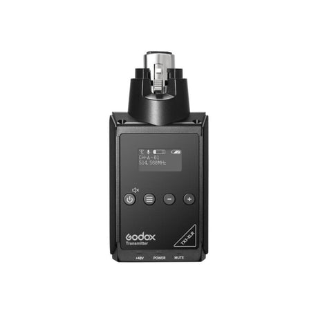 Godox TX3-XLR Plug-On Wireless XLR Transmitter (514 to 596 MHz) (DEMO STOCK)