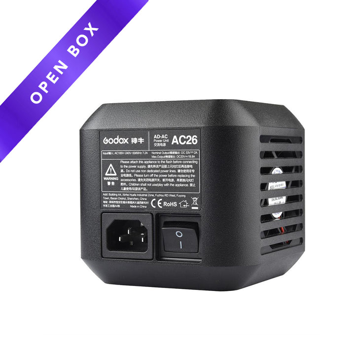 Godox AC26 AC Adapter for AD600Pro Witstro Outdoor Flash (OPEN BOX)