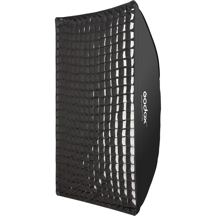Godox Rectangular Softbox Godox 80x120cm Large Collapsible Rectangle Softbox with Grid (Bowens ...
