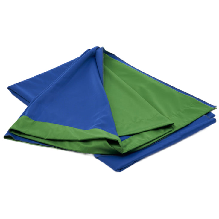 2 in 1 Green & Blue 3m x 6m Chroma Key Cotton Muslin Backdrop