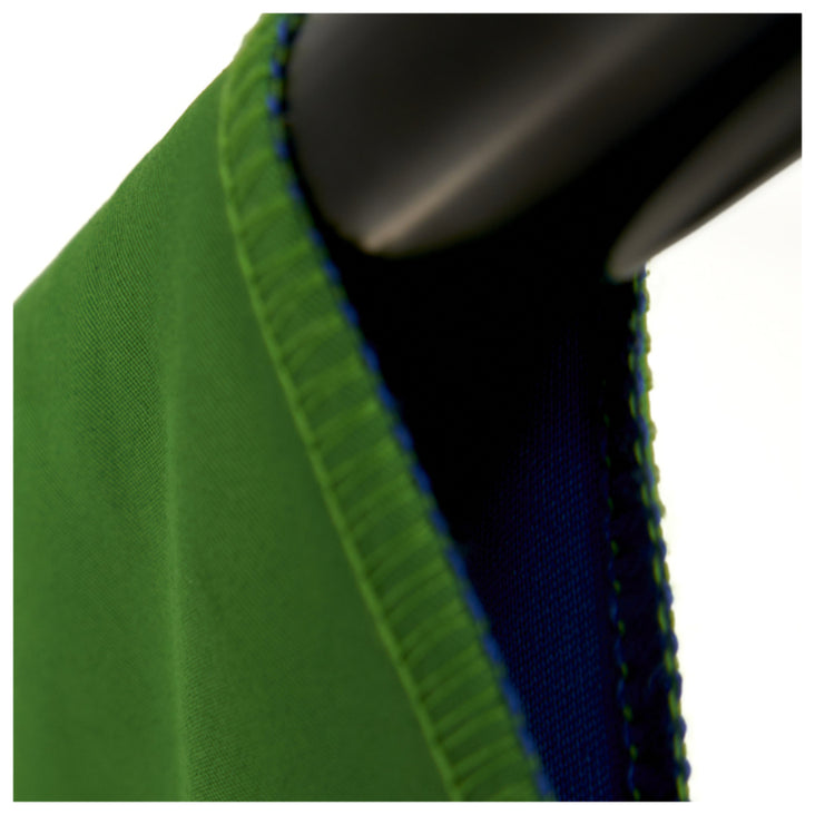 2 in 1 Green & Blue 3m x 6m Chroma Key Cotton Muslin Backdrop