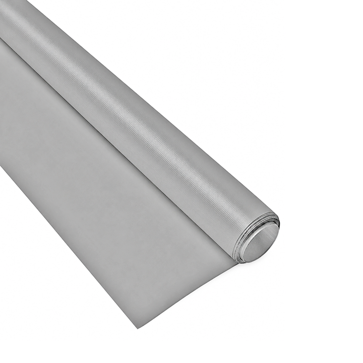 Spectrum Vinyl Heavy Duty 2.7m x 6m Metal Core Photography Backdrop - Jet Lag Grey