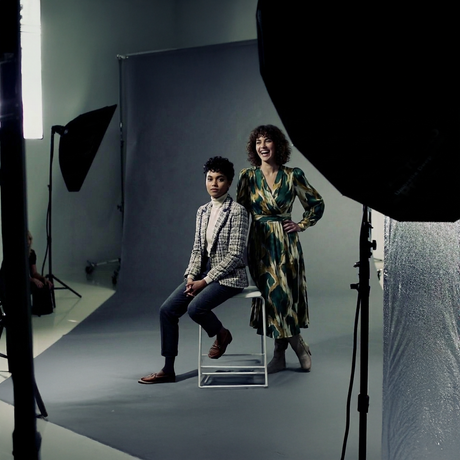 Godox 'Headshot Essentials' Flash Strobe with Parabolic Umbrella Lighting Kit - Bundle