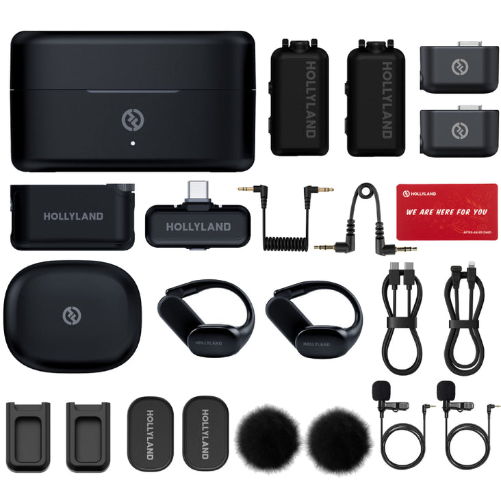 Hollyland Lark Max 2 Wireless Microphone Set Ultra Combo Kit
