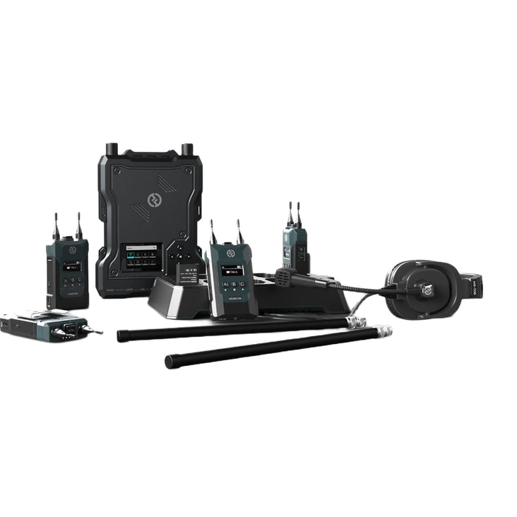 Hollyland Solidcom M1 Full-Duplex Wireless Intercom Solution (4 Beltpacks)