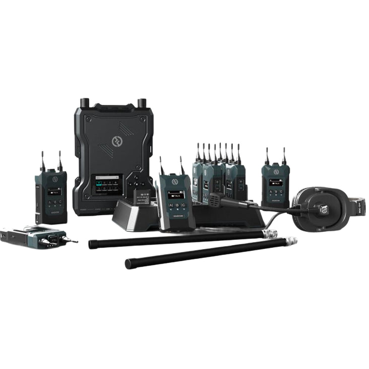Hollyland Solidcom M1 Full-Duplex Wireless Intercom Solution (8 Beltpacks)
