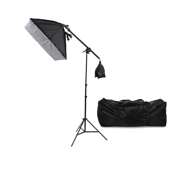 Single 'Illuminate Mate' Boom Arm LED Continuous Light Rectangle Softbox