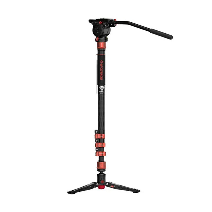 iFootage Cobra 3 C180F Carbon Fibre Monopod & Komodo K5 Fluid Head Bundle