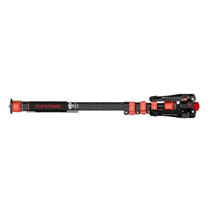 iFootage Cobra 3 C180F Carbon Fibre Monopod & Komodo K5 Fluid Head Bundle