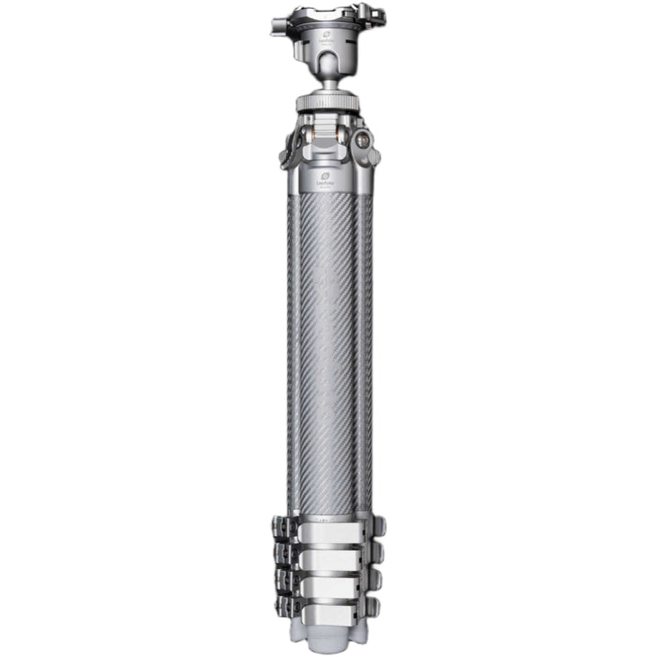 Leofoto AZ-235C Carbon Fibre Travel Tripod + MBH-30 Inverted Ball Head - Silver