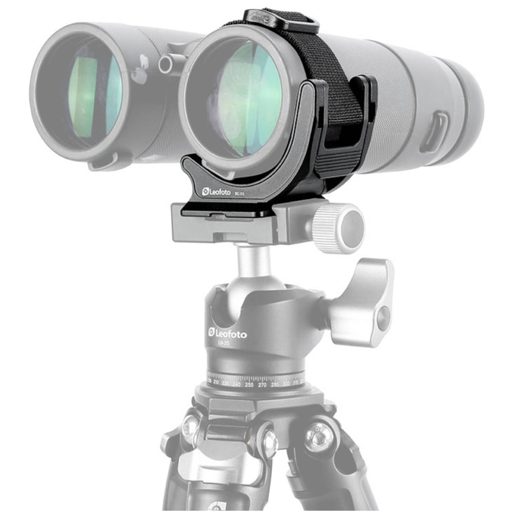 Leofoto BC-01 Binocular Clamp 30-70mm with Arca Swiss Mounting Foot