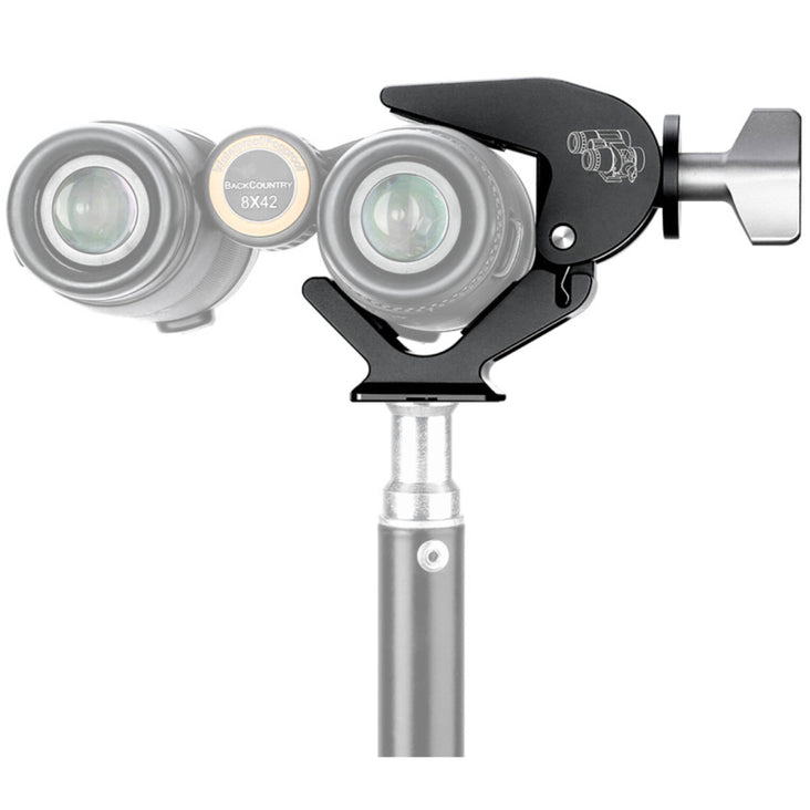 Leofoto BC-02 Binocular Clamp 28-60mm with Arca Swiss Mounting Foot